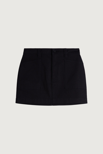 Mini Skirt With Shorts In Black – JIN GIORGIO