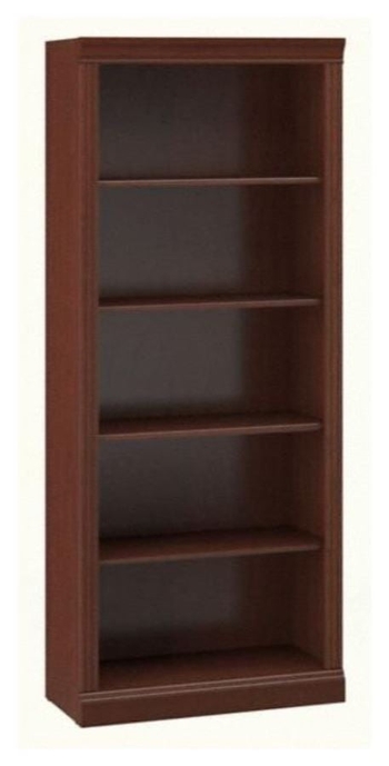 Commerce Cocoa And Pewter 5 Shelf, Orion 5 Shelf Standard Bookcase